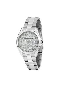 KARL LAGERFELD Zegarek R0553101509 Srebrny. Szare, analogowe zegarki KARL LAGERFELD. Za 619,99 zł.