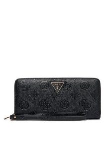 Guess Portfel Cresidia II Slg SWPD98 88146 Czarny. Czarne portfele Guess, z aplikacjami, ze skóry. Za 199,99 zł.