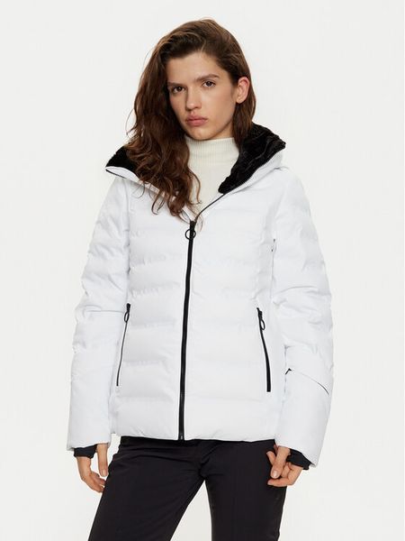 CMP Kurtka puchowa 34W4406 Biały Regular Fit. Białe kurtki CMP, bez wzorów, z puchu, bez kaptura. Za 549,99 zł.