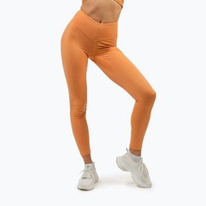 Legginsy NEBBIA Discipline. Brązowe legginsy NEBBIA, bez wzorów. Za 209,99 zł.