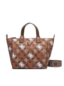 Guess Torebka Eliette TWNP93 15019 Brązowy. Brązowe torebki klasyczne Guess, z aplikacjami, ze skóry, bez dodatków. Za 544,99 zł.