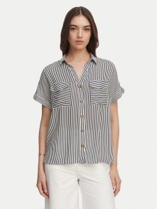 Vero Moda Koszula Bumpy 10310139 Granatowy Regular Fit. Niebieskie koszule Vero Moda, m, bez wzorów, z wiskozy, bez kołnierzyka, bez ramiączek. Za 129,99 zł.