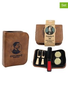 SiL Interiors Zestawy (3 szt.) w kolorze brązowym do pielęgnacji obuwia rozmiar: onesize. Brązowe kapcie SiL Interiors, bez wzorów. Za 118,28 zł.