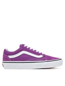 Vans Tenisówki Old Skool VN000D6WE2T1 Fioletowy. Fioletowe trampki Vans, bez wzorów, ze skóry, bez zapięcia. Za 209,99 zł.