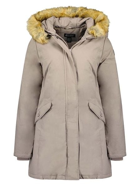 Canadian Peak Parka "Dinastipeak" w kolorze beżowym rozmiar: L. Brązowe płaszcze Canadian Peak, l, bez wzorów, bez kaptura. Za 308,18 zł.