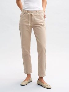 OPUS Dżinsy - Slim fit - w kolorze beżowym rozmiar: 44/L28. Brązowe jeansy Opus, z aplikacjami, ze skóry. Za 187,99 zł.