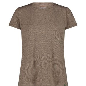 Koszulka damska turystyczna CMP 34N6796. Brązowe bluzki CMP, l, bez wzorów, sportowe, bez kołnierzyka, bez ramiączek. Za 176,50 zł.
