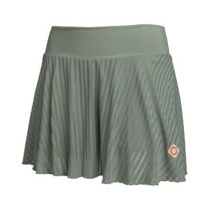 Spódnica Nevada damska typu paddle – lekka, przewiewna, z wewnętrznymi spodenkam. Zielone spódnice Izas, na imprezę, bez wzorów, z nylonu, sportowe. Za 204,30 zł.
