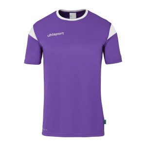 Koszulka Uhlsport Squad 27. Białe bluzki Uhlsport, l, bez wzorów, z dżerseju, sportowe, bez kołnierzyka, bez ramiączek. Za 122,50 zł.