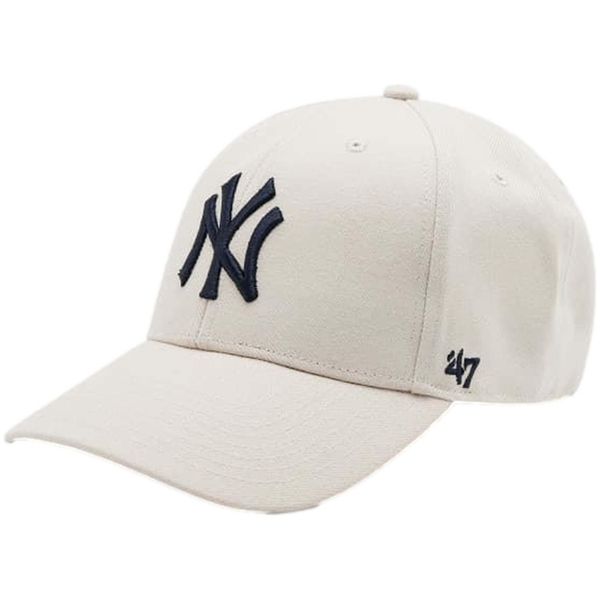 Czapka z daszkiem dla dorosłych 47 Brand New York Yankees MVP Cap. Brązowe czapki 47 Brand, bez wzorów, z wełny, sportowe. Za 99,99 zł.