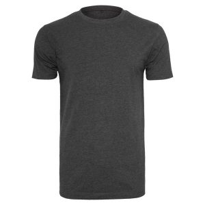 Koszulka Unisex Dla Dorosłych Z Okrągłym Dekoltem. Brązowe bluzki BUILD YOUR BRAND, xl, bez wzorów, sportowe, bez kołnierzyka, bez ramiączek. Za 48,99 zł.