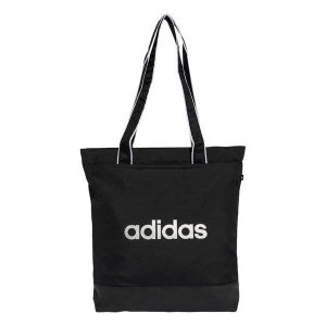 Torba Linear Essentials. Czarne torby podróżne i sportowe ADIDAS, bez wzorów, z materiału. Za 129,00 zł.