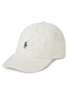 Polo Ralph Lauren Czapka z daszkiem 211912843060 Écru. Czapki Polo Ralph Lauren, bez wzorów, z bawełny. Za 149,99 zł.