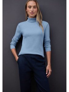 Street One Golf w kolorze błękitnym rozmiar: 34. Niebieskie golfy Street One, bez wzorów, z bawełny. Za 73,93 zł.