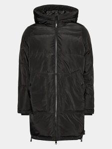 Vero Moda Curve Płaszcz zimowy 10276391 Czarny Regular Fit. Czarne kurtki Vero Moda Curve, na zimę, bez wzorów, z syntetyku, bez kaptura. Za 429,99 zł.