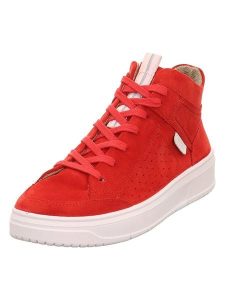 Legero Skórzane sneakersy "Rejoise" w kolorze czerwonym rozmiar: 40. Czerwone trampki Legero, bez wzorów, za kostkę, bez zapięcia. Za 311,85 zł.