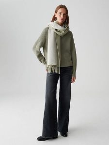 OPUS Szal w kolorze miętowym rozmiar: onesize. Zielone szaliki Opus, bez wzorów, z materiału. Za 86,99 zł.