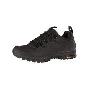 Buty trekkingowe niskie unisex Alpine Pro Omere Vibram. Czarne buty trekkingowe Alpine Pro, przed kostkę, bez zapięcia. W wyprzedaży za 399,00 zł.