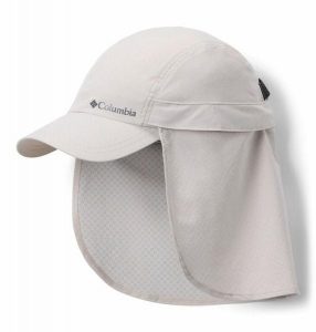 COLUMBIA Czapka z daszkiem EU Coolhead Zero Ice II Cachalot dark stone. Niebieskie czapki Columbia, bez wzorów, z elastanu. Za 95,45 zł.