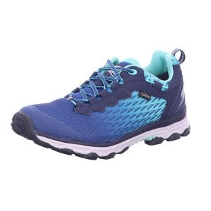 Buty sportowe damskie Meindl Activo Sport Lady z membraną Gore - Tex. Niebieskie buty trekkingowe MEINDL, z gore-texu, bez zapięcia. W wyprzedaży za 692,91 zł.