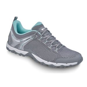 Buty damskie turystyczne Meindl Cefalu Lady. Szare buty trekkingowe MEINDL, bez zapięcia. W wyprzedaży za 334,50 zł.