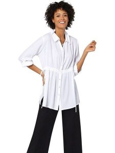 WITT WEIDEN Bluzka w kolorze białym rozmiar: 42. Białe bluzki WITT WEIDEN, bez wzorów, z wiskozy, bez kołnierzyka, bez ramiączek. Za 70,08 zł.