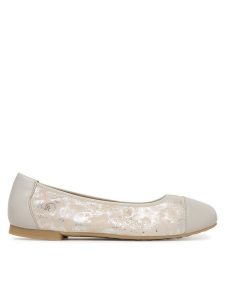 Caprice Baleriny 9-22117-46 Szary. Szare balerinki Caprice, bez wzorów, ze skóry, bez obcasa, bez zapięcia. Za 231,99 zł.