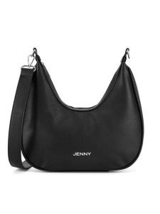 JENNY Torebka JEN-L-003-07 Czarny. Czarne listonoszki Jenny, bez wzorów, z tworzywa sztucznego, bez dodatków. Za 129,99 zł.