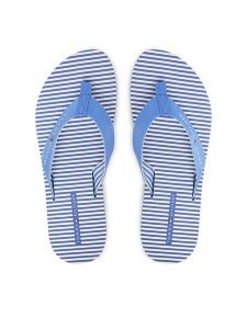 Tommy Hilfiger Japonki Th Ithaca Stripe Summer Sandal FW0FW09192 Niebieski. Niebieskie klapki TOMMY HILFIGER, bez wzorów, z materiału, bez obcasa. Za 169,99 zł.