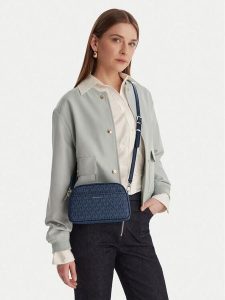 MICHAEL Michael Kors Torebka 32F5SJ6C5V Granatowy. Niebieskie listonoszki MICHAEL Michael Kors, bez wzorów, ze skóry, bez dodatków. Za 567,99 zł.