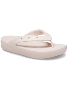 Crocs Japonki "Flip" w kolorze jasnoróżowym rozmiar: 38/39. Różowe klapki Crocs, bez wzorów, z otwartym noskiem, bez obcasa. Za 103,45 zł.