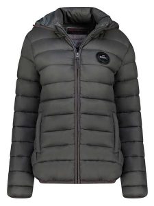 Geographical Norway Kurtka pikowana w kolorze antracytowym rozmiar: L. Czarne kurtki Geographical Norway, l, bez wzorów, bez kaptura. Za 167,28 zł.