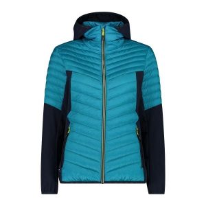 Kurtka damska turystyczna CMP 35Z6296. Niebieskie kurtki CMP, xs, bez wzorów, bez kaptura. W wyprzedaży za 502,00 zł.