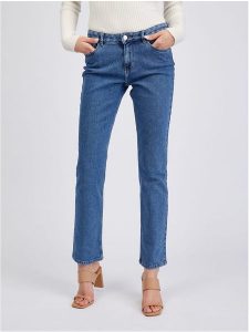 Orsay Dżinsy - Slim fit - w kolorze niebieskim rozmiar: 40. Niebieskie jeansy Orsay, bez wzorów. Za 100,99 zł.