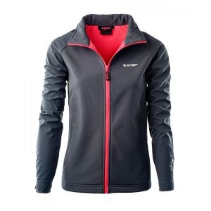 Kurtka Damska Lucari Soft Shell. Czerwone kurtki Hi-tec, l, bez wzorów, z softshellu, bez kaptura. Za 190,99 zł.