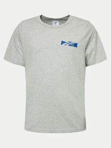 Reebok T-Shirt Not A Spectator Tee 100076407 Szary Regular Fit. Szare t-shirty Reebok, xl, bez wzorów, z bawełny, bez kołnierzyka, bez ramiączek. Za 89,99 zł.