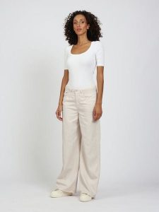 GANG JEANS Dżinsy - Comfort fit - w kolorze beżowym rozmiar: W30. Brązowe jeansy GANG JEANS, bez wzorów, z jeansu, z podwyższonym stanem. Za 322,95 zł.