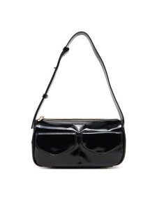 Guess Torebka HWTG96 46170 Czarny. Czarne torebki klasyczne Guess, z aplikacjami, ze skóry, bez dodatków. Za 329,99 zł.
