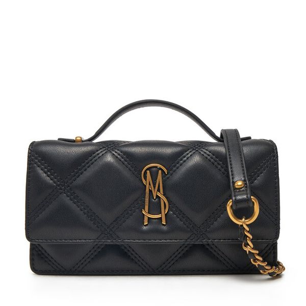 Torebka Steve Madden. Czarne torebki klasyczne Steve Madden, bez wzorów, bez dodatków. Za 299,99 zł.