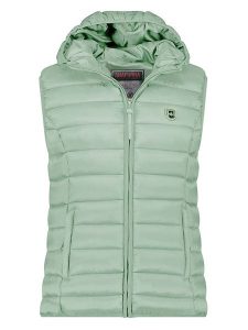 ANAPURNA Kamizelka pikowana "Vakitalana" w kolorze zielonym rozmiar: XXL. Zielone kamizelki ANAPURNA, xxl, bez wzorów, bez kołnierzyka, bez ramiączek, bez kaptura. Za 126,99 zł.