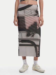 Desigual Spódnica tiulowa 25SWFK05 Kolorowy Regular Fit. Spódnice Desigual, m, bez wzorów, z syntetyku, midi. Za 189,99 zł.