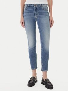 PINKO Jeansy Sabrina 100169 A2WT Niebieski Skinny Fit. Niebieskie jeansy Pinko, bez wzorów, z bawełny. Za 519,99 zł.
