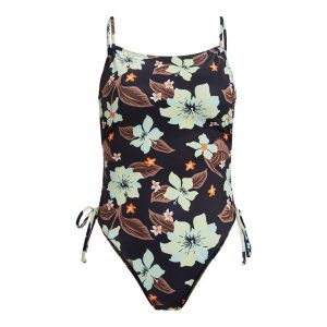 Jednoczęściowy strój kąpielowy dla Kobiety PT BEACH CLASSICS FASHION Czarny. Czarne stroje jednoczęściowe Roxy, bez wzorów, z elastanu. Za 339,99 zł.