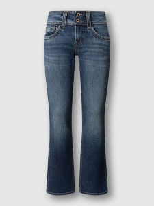Pepe Jeans Dżinsy "Iconic Gen" - Slim fit - w kolorze granatowym rozmiar: W28/L32. Niebieskie jeansy Pepe Jeans, z aplikacjami, z jeansu. Za 260,99 zł.