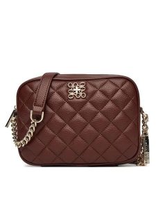 Nine West Torebka CEO-GEORGIA-JH5825-NW Brązowy. Brązowe listonoszki Nine West, bez wzorów, z materiału, bez dodatków. Za 199,99 zł.