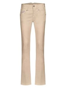 Herrlicher Dżinsy "Pearl" - Regular fit - w kolorze beżowym rozmiar: W25/L32. Brązowe jeansy Herrlicher, bez wzorów, z podwyższonym stanem. Za 165,99 zł.