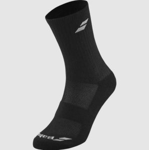 Skarpety sportowe Babolat Crew Socks 3 Pack. Czarne skarpetki BABOLAT, bez wzorów, z materiału. Za 65,00 zł.