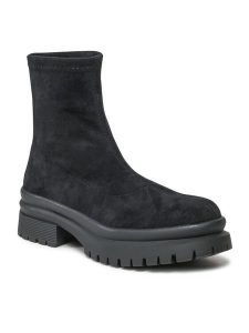 Jenny Fairy Botki WS5795-08 Czarny. Czarne botki Jenny Fairy, bez wzorów, z materiału, bez obcasa, na płaskiej podeszwie, bez zapięcia. Za 119,99 zł.