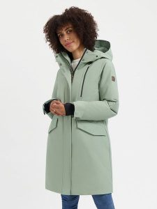 TRAVELIN' Parka "Bodil" w kolorze zielonym rozmiar: XL. Zielone płaszcze Travelin', s, bez wzorów, bez kaptura. Za 347,81 zł.