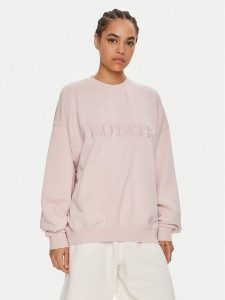 ROTATE Bluza Irisa 1125031011 Różowy Boxy Fit. Czerwone bluzy Rotate, s, bez wzorów, z bawełny, bez kaptura. Za 379,99 zł.